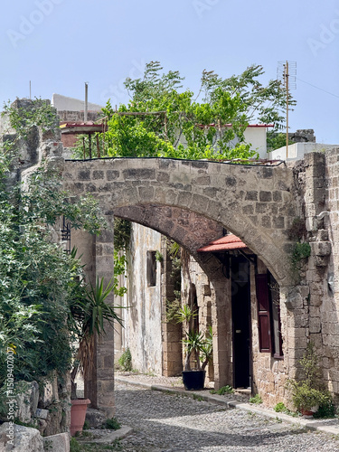 Rhodes old town Rhodes Greek island