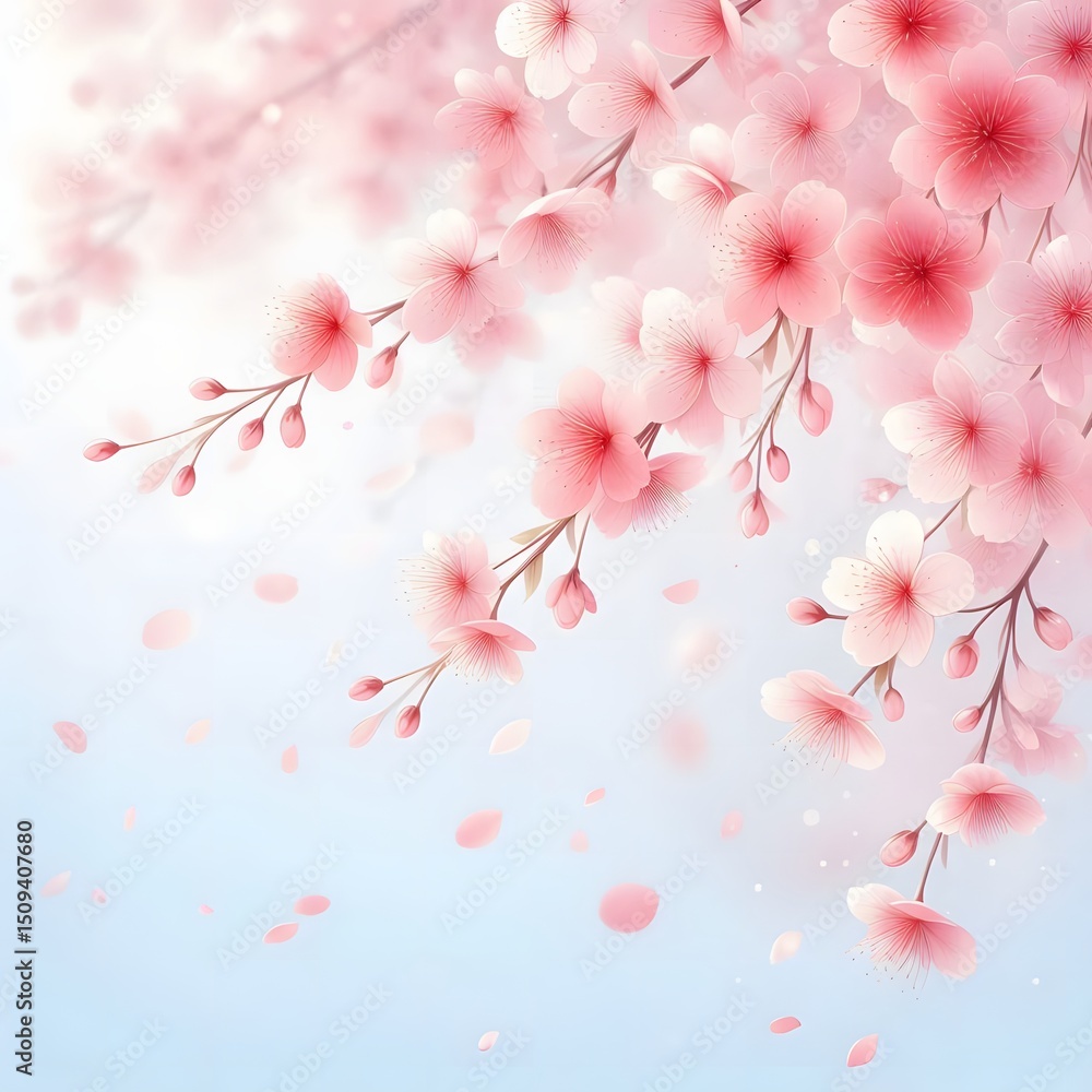 Fototapeta premium cherry blossom background