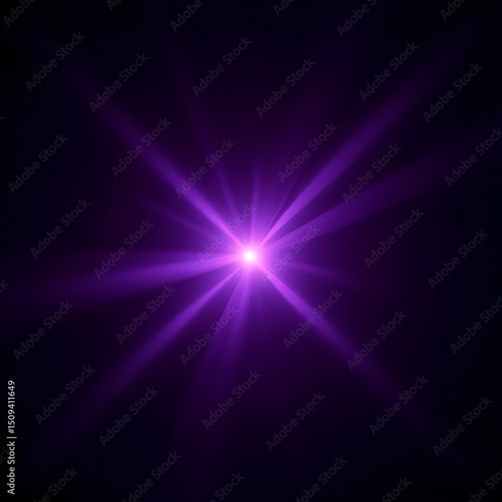 Obraz premium Purple Lens Flare