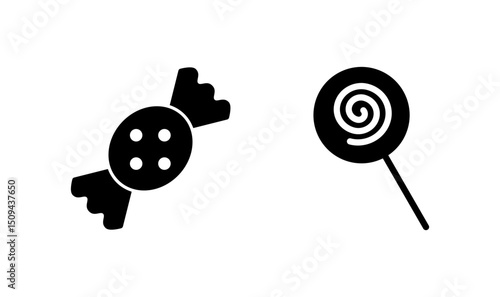 Candy icon logo design. candy sign and symbol.
