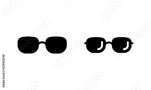 Glasses icon logo design. Glasses sign and symbol