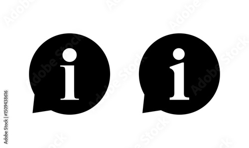 Information sign icon logo design. about us sign and symbol. question mark icon