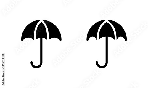 Umbrella icon logo design. umbrella sign and symbol