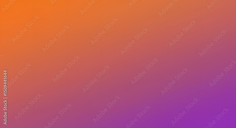 Naklejka premium Vibrant Orange to Purple Gradient Background - Abstract Texture, Smooth Transition, Colorful Backdrop