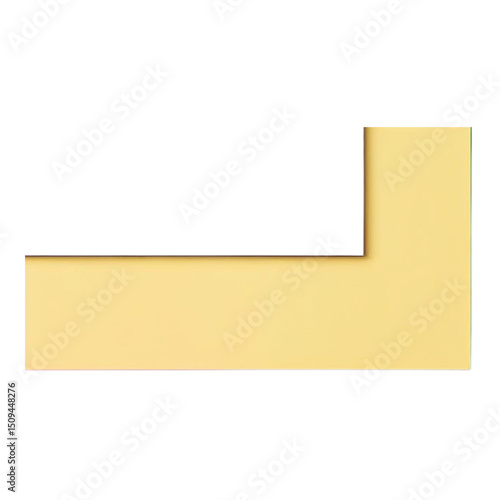 Gold geometric shape design element for graphic design projects and creative visual content creation needs online
