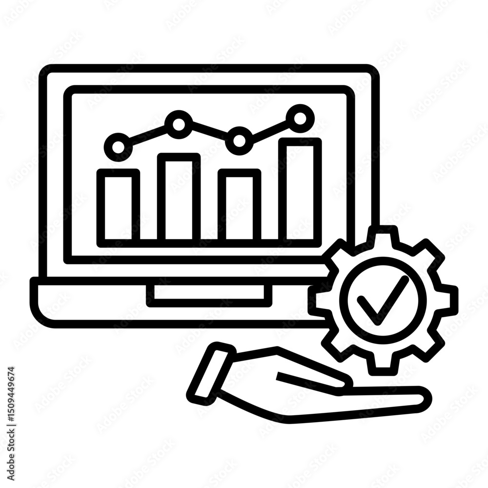 infographic management icon infographic management icon