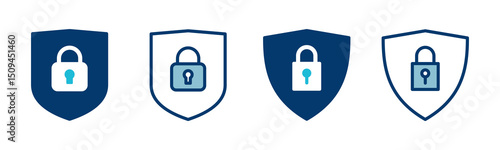 Security icon vector isolated on white background. protection icon. privacy. vpn