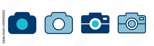 Camera Icon vector isolated on white background. Camera symbol. Camera vector icon