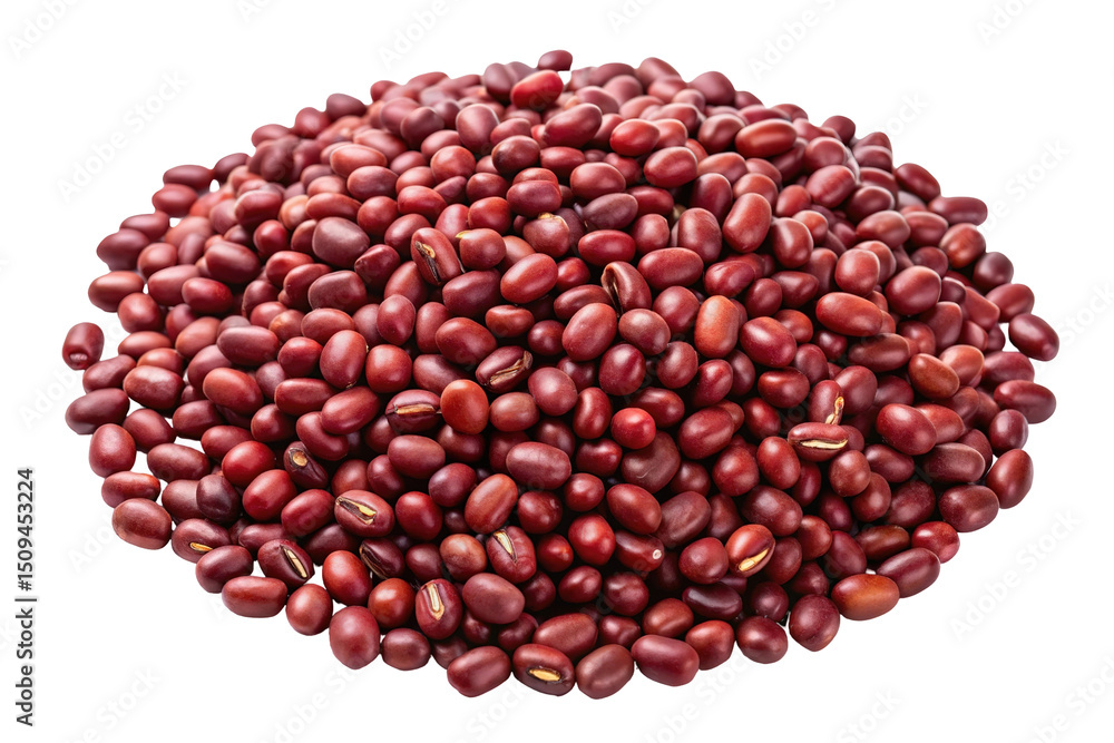 Pile of red kidney beans isolated on transparent background Pile of red kidney beans isolated on transparent background
