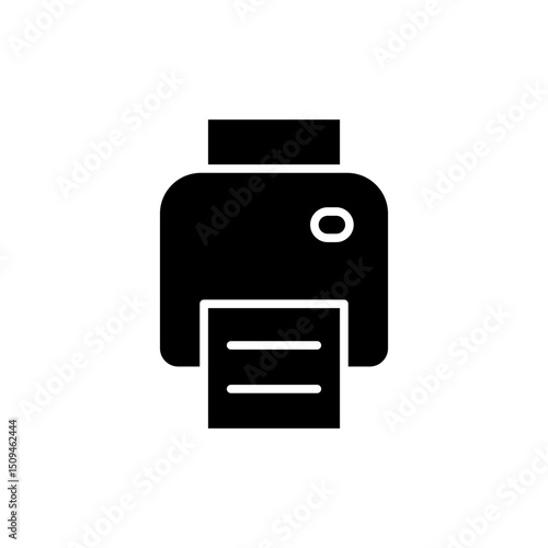 Print icon symbol for apps and websites. printer sign and symbol