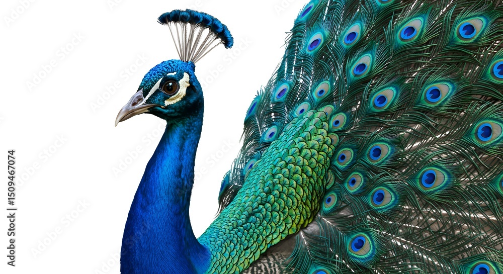 Obraz premium peacock with feathers