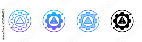 Error Handling Multi Style Icon Set