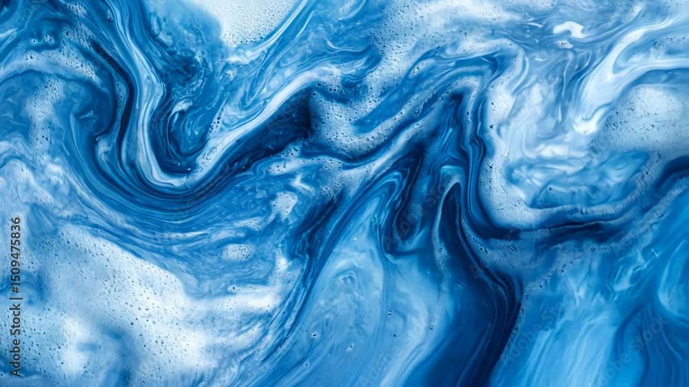 Abstract swirling blue and white design Abstract swirling blue and white design