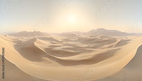 Desert landscape panorama