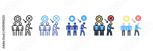 Redundancy Multi Style Icon Set