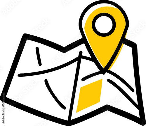 Location map pinpoint navigation travel journey destination