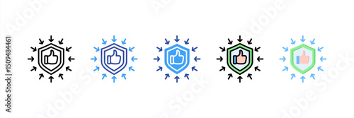 Reliability Multi Style Icon Set