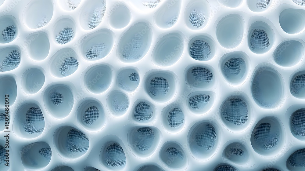 Abstract 3D Organic Cellular Structure Background Abstract 3D Organic Cellular Structure Background