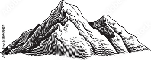 majestic solitary mountain rises dramatically against a clear sky.