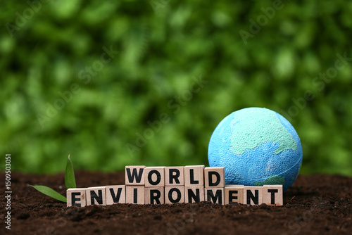 Model of Earth with leaves ...