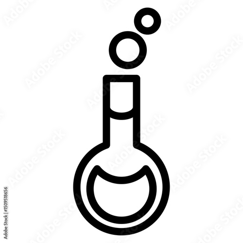 Chemistry experiment science icon