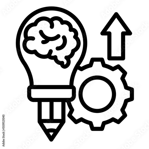 Design Thinking  Icon Element For Design	
