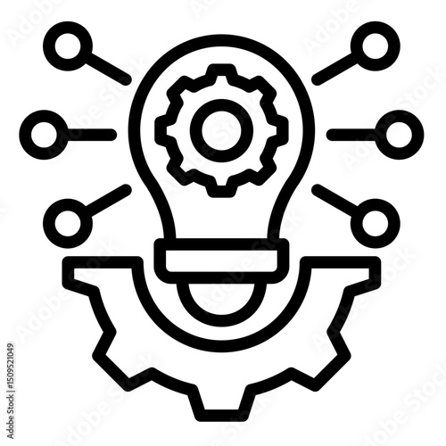 Innovation Hub  Icon Element For Design	