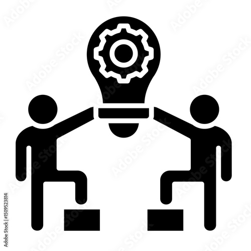 Teamwork  Icon Element For Design	