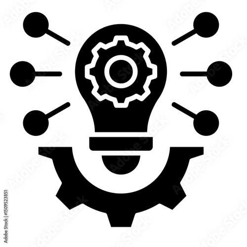 Innovation Hub  Icon Element For Design	