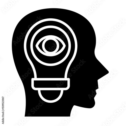 Visionary  Icon Element For Design	