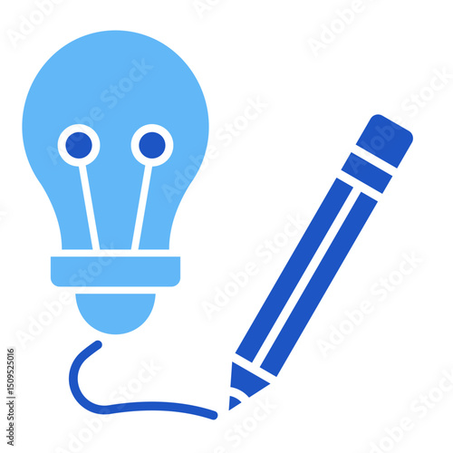Creativity  Icon Element For Design	