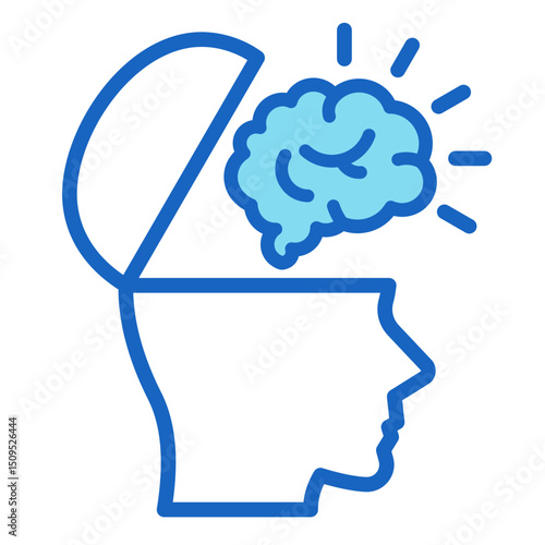 Open Mind  Icon Element For Design	