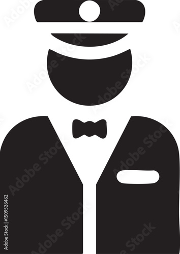 distinguished gentleman wears a formal hat and bow tie.