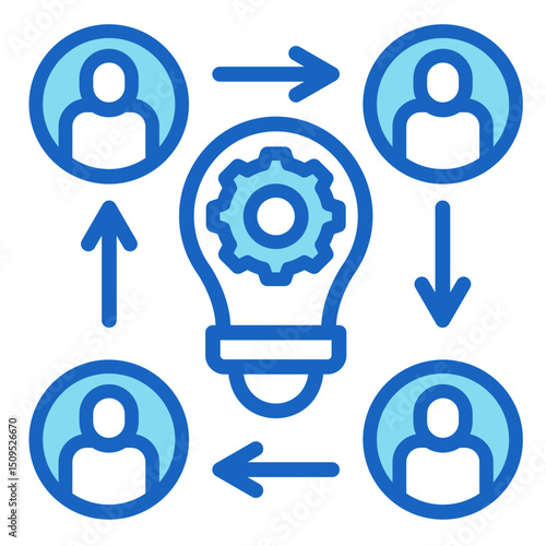 Creative Process  Icon Element For Design	