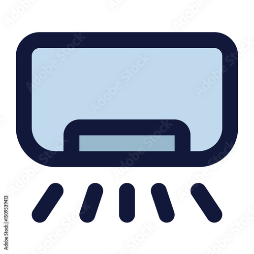 air conditioner icon for illustration