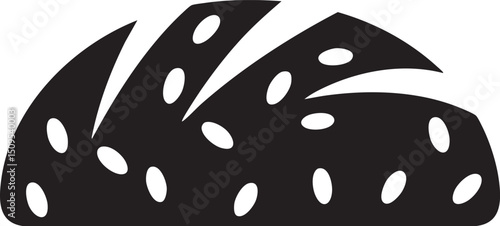 cluster of dark seeds rests on a light surface.