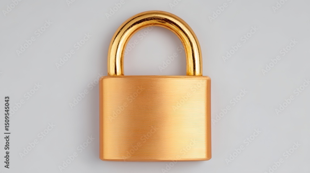 Secure Gold Padlock Safety Privacy Security Protection Image Secure Gold Padlock Safety Privacy Security Protection Image
