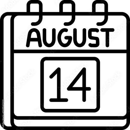 August 14 Icon