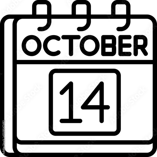 October 14 Icon
