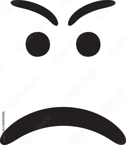 monochrome face displays a complex expression of anger and sadness.