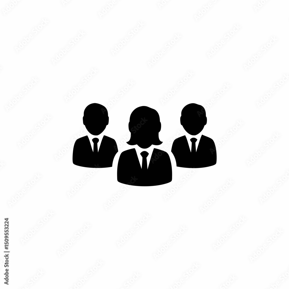 C-Level Executives Icon Vector Silhouette Design C-Level Executives Icon Vector Silhouette Design