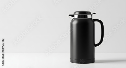 Wallpaper Mural Thermal carafe with sleek black body and chrome lid Torontodigital.ca