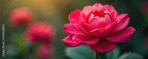 Close-up of a vibrant, blooming flower, petals unfurling in a heart shape, symbolizing the beauty and fragility of love Perfect for Valentine's Day or romantic themes , vibrant, romance