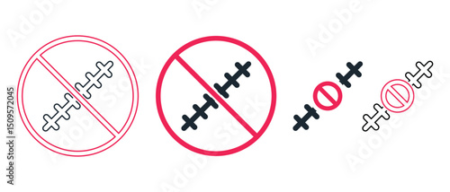 No scars icon. Illustration vector