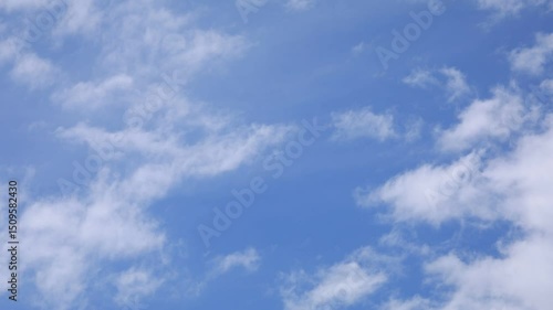 雲と青空　タイムラプス動画