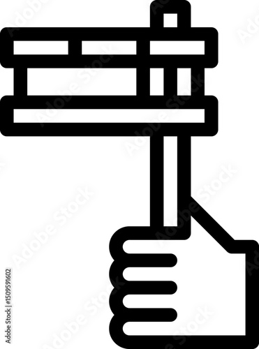 Hand holding gragger during purim celebration, noisemaker used to drown out haman's name in synagogue, festive and joyful atmosphere.