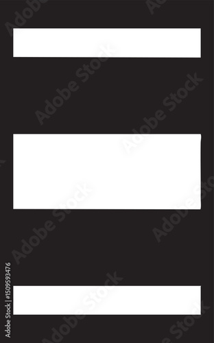 Three horizontal white lines create a simple minimalist .