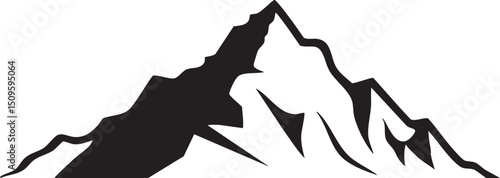 stark silhouette of a towering mountain dominates the .