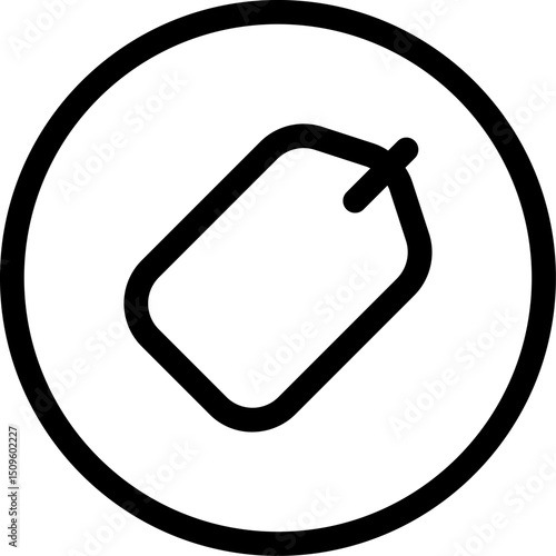tag illustration on a white background        