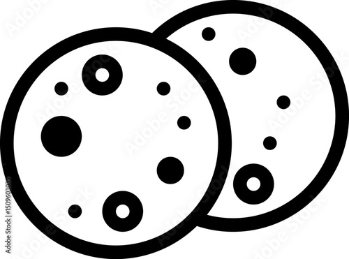 tortilla illustration on a white background        